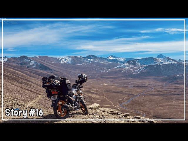 Crossing BABUSAR TOP in Extreme Cold Weather | History of JAGLOT CITY | Story 16 | Ammar Biker