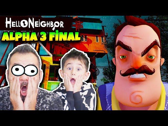 HELLO NEIGHBOR KAZIM USTANIN GİZLİ ÇATI KATI ODASI! | HELLO NEIGHBOR ALPHA 3 FİNAL