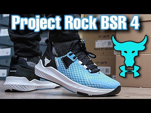 UA Project Rock BSR 4 'Horizon Blue' Training Shoe Review & On Feet