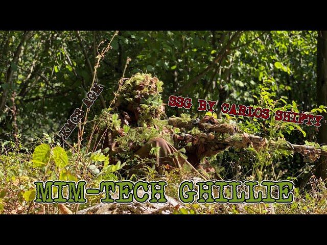 MIM-TECH ghillie sniper using MAX UPGRADED airsoft gun