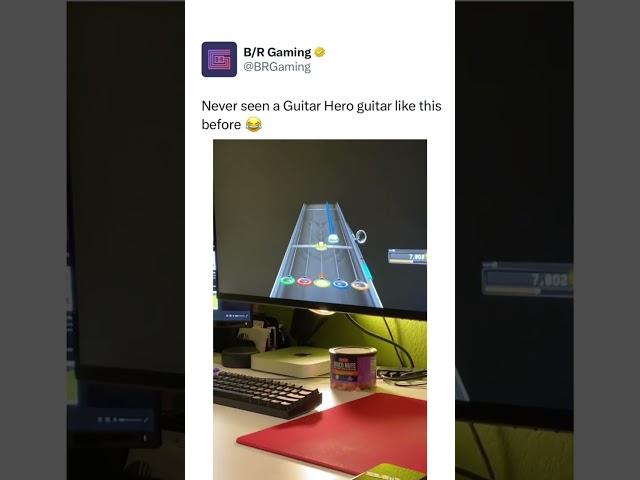 Bro DIY'd his Guitar Hero guitar  (kai.koottungal/IG) #shorts