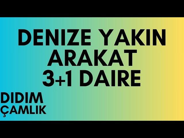 DİDİM SATILIK DENİZE YAKIN 3+1 DAİRE #popular #youtube #gayrimenkul