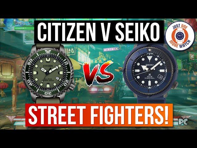 Street Fight! Citizen Promaster v Seiko Prospex!