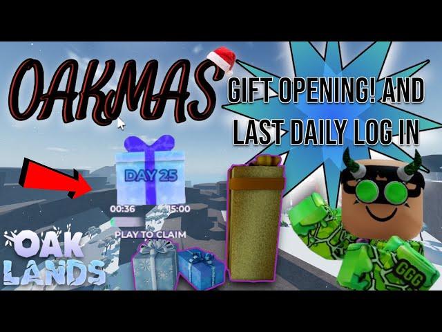 2024 OAKMAS GIFT OPENING! (OAKLANDS)