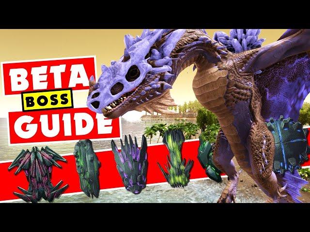 ARK CRYSTAL ISLES Beta Guide - All Artefact Locations - Boss Fight Run +Tips