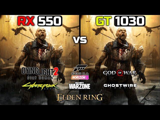 GT 1030 vs RX 550 | Test In New Games!