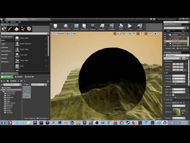 DPTV UE4  Material Tutorial 14 (Depth Fade)