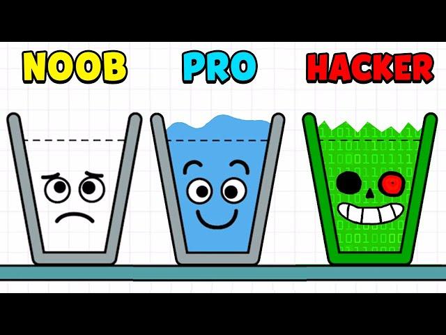 NOOB vs PRO vs HACKER - Happy Glass