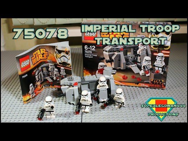 Lego Star Wars 75078 Imperial Troop Transport Review