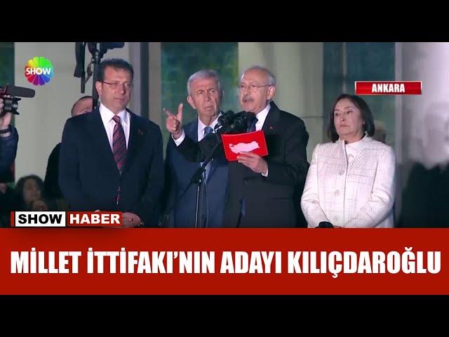 Kılıçdaroğlu Cumhurbaşkanı adayı