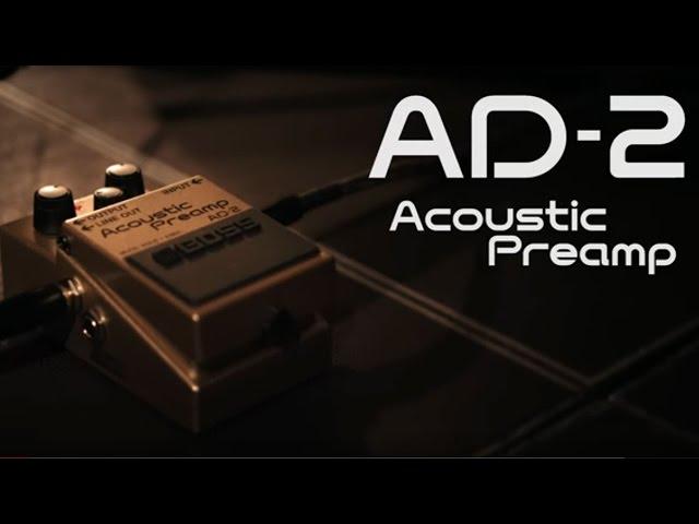 Boss AD-2 Acoustic Preamp Performance featuring Dewey