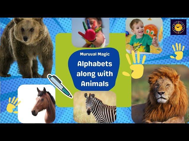 Learn ABC along with Animal Song for Children | ABC Nursery Rhymes | Preschool Education|