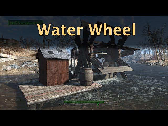 【Xbox One】Fallout 4 MOD「Water Wheel Powered Generators」を試す