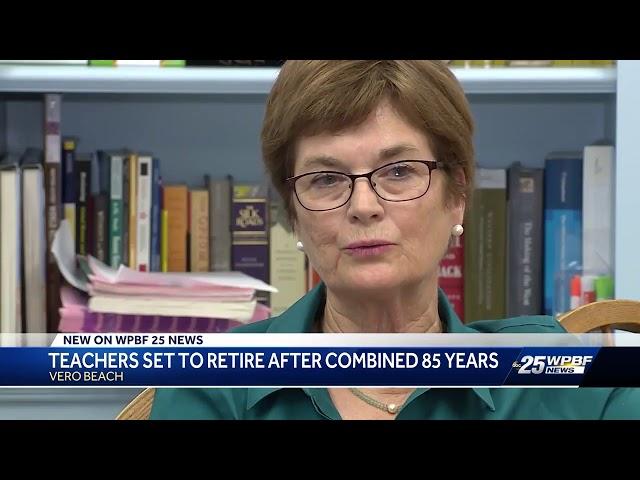 Vero Beach teachers set to retire after combined 85 years