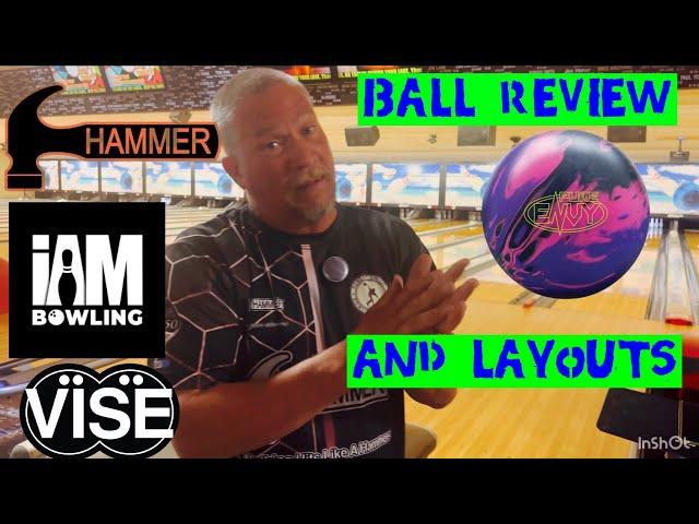 Bowling ball review of the Hammer Pure Envy with small discussion of layouts