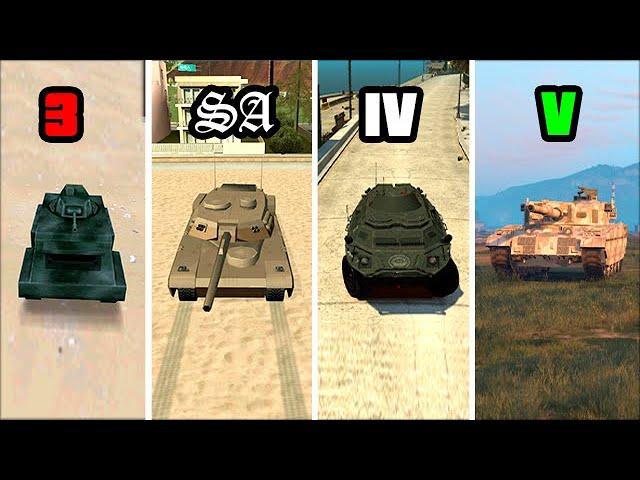 How to get all Tanks in GTA Games? (All Locations)