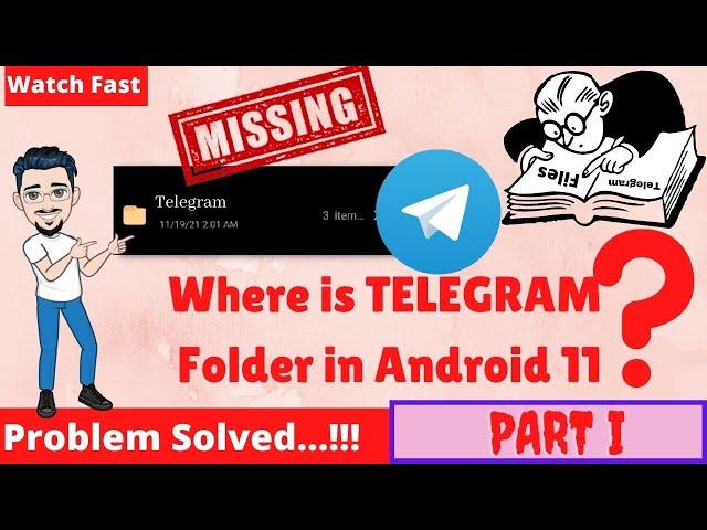 How To Fix Telegram Folder Not Showing In File Manager Android 11| Telegram Download File Not Found