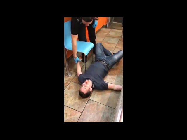 Umer Bullettooth Kayani knocks out drunk man in kebab shop 