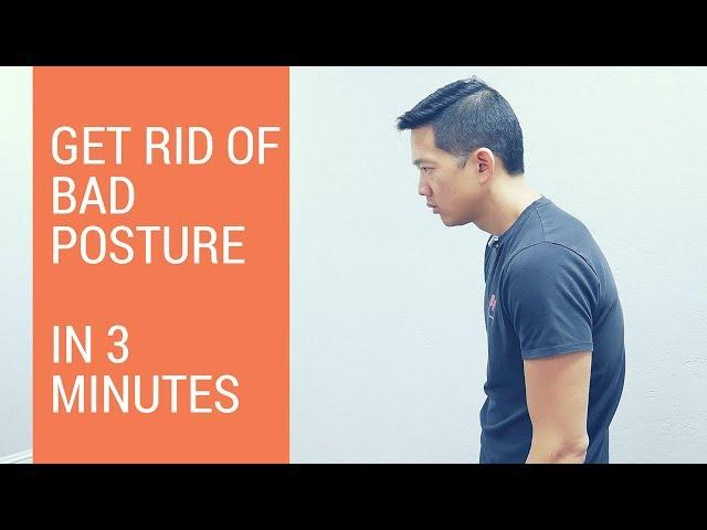 How to fix hunchback posture in 3 minutes