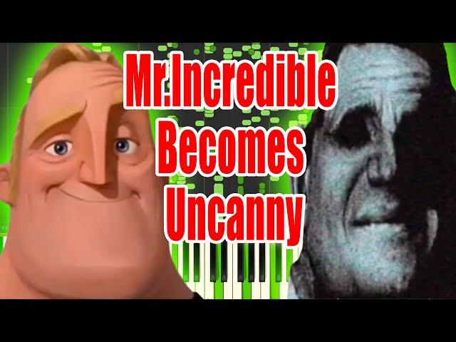 Mr.Incredible Becomes Uncanny but its MIDI (Auditory Illusion) | Mr.Incredible Breakdown Piano sound