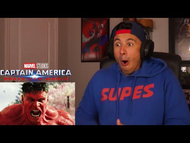 CAPTAIN AMERICA BRAVE NEW WORLD OFFICIAL TRAILER REACTION!