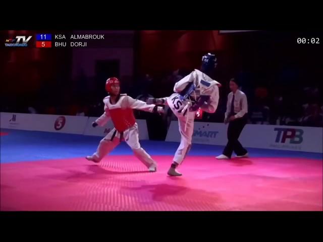 M-58kg (102). Hamad Al Mabrouk KSA - Doten Dorji BHU