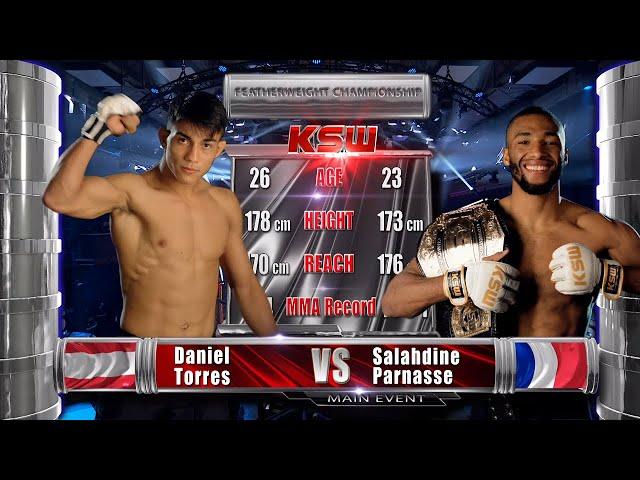 KSW Free Fight: Salahdine Parnasse vs. Daniel Torres 1