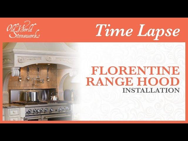 Range Hood Installation Time Lapse