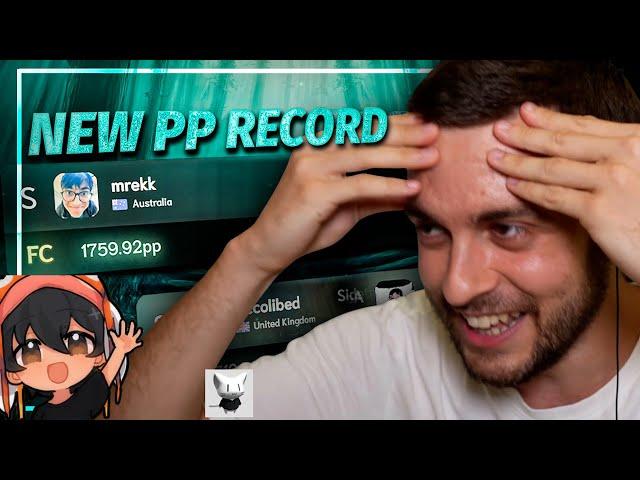 MREKK GOT NEW OSU PP RECORD. 1760PP