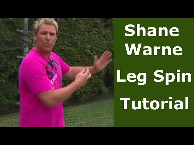 Shane Warne Best Ever Leg Spin Masterclass - Amazing Bowling Tips