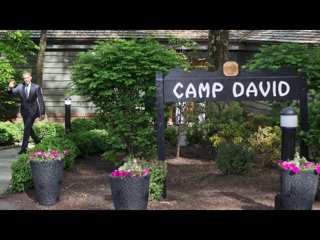 Recreation and diplomacy meet at Camp David