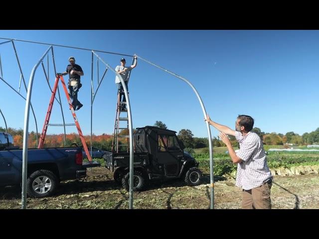 Constructing a Greenhouse or High Tunnel: Part 3- Assembling the Frame