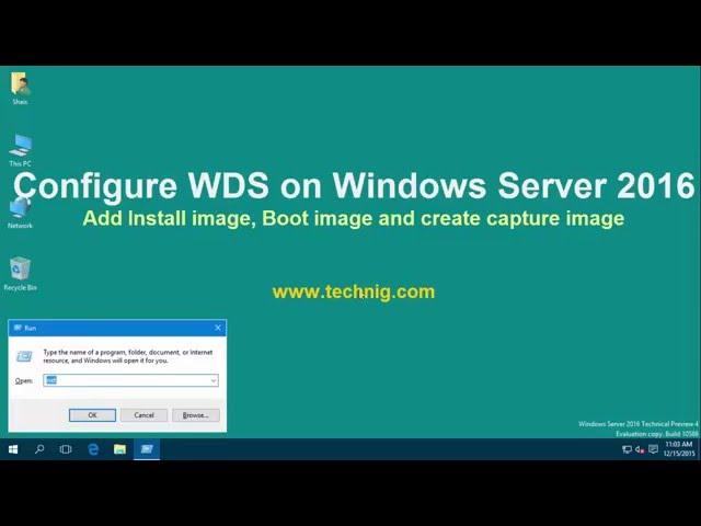 Configure WDS on Windows Server 2016