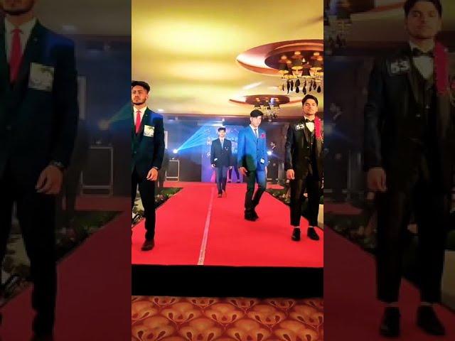 boys ramp walk modeling show