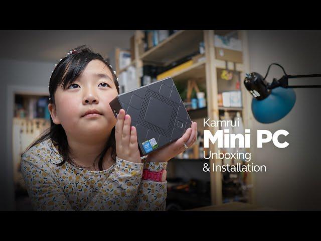 Installing Mini PC (Kamrui CK10) With My Daughter - It Is Compact and Upgradable!