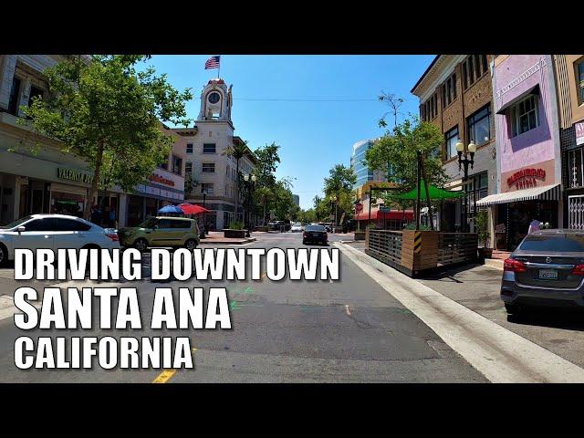 DRIVING IN DOWNTOWN SANTA ANA, CALIFORNIA