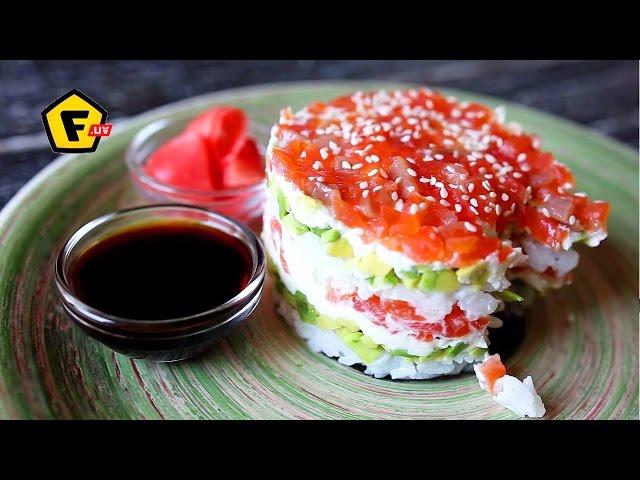 HOW to MAKE a LAZY SUSHI"  Recipe sushi salad