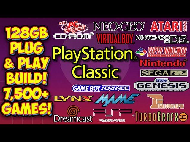 PlayStation Classic 128GB Retro Console Plug & Play USB Drive Build - Retroboot