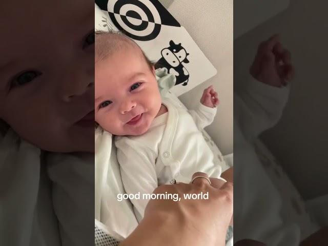 good morning Cute Newborn baby ️ pop net usa  #popnetusa