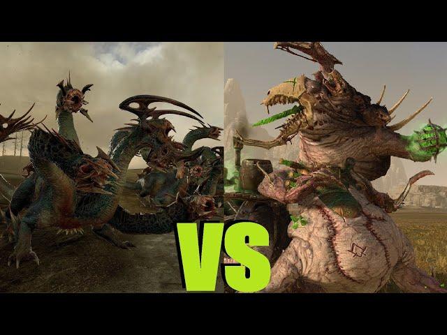 Харибда vs Мерзость из Адской Дыры: Total War Warhammer 3. Immortal Empires. тесты юнитов v 4.2.2