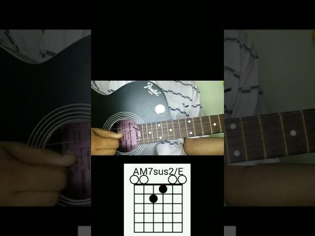 Guitar chords : A major 7 sus 2/E