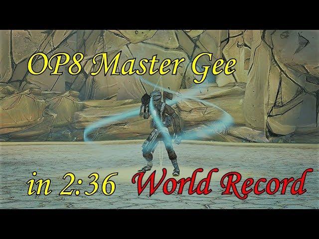 OP8 Master Gee vs Zero in 2:36 Minutes