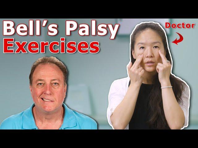 Easy Exercises For Bell's Palsy Face Facial Paralysis | Unable to Smile | Physical Therapy