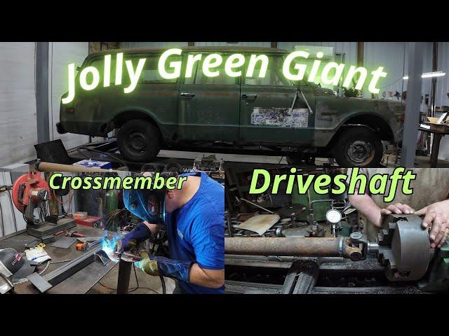 Jolly Green Giant Gets a Crossmember, Driveshaft and More.