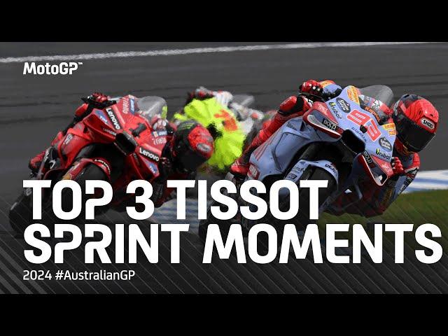 Top 3 Tissot Sprint Moments! ‍️ | 2024 #AustralianGP