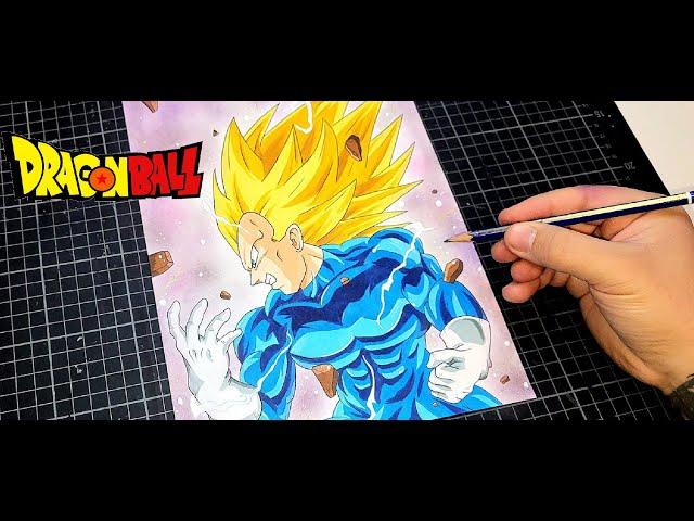 Drawing VEGETA Ssj3  | DRAGON BALL DAIMA