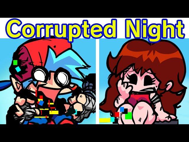 Friday Night Funkin' Corrupted Night FULL WEEK DEMO | VS Tankman (Come Learn With Pibby x FNF Mod)