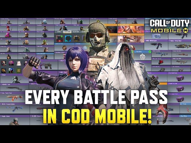 COD Mobile Battle Pass Evolution! (2019 - 2024) Every Battle Pass in CODM!