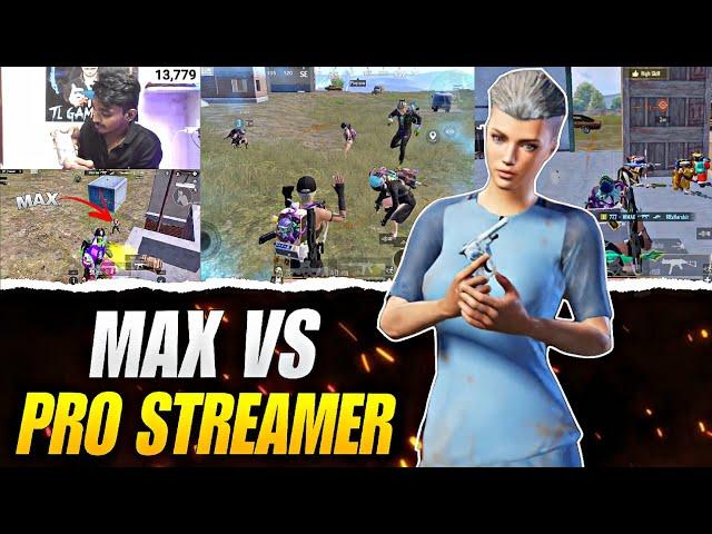 W Max vs pro Streamer  | fastest 3 finger player | bgmi