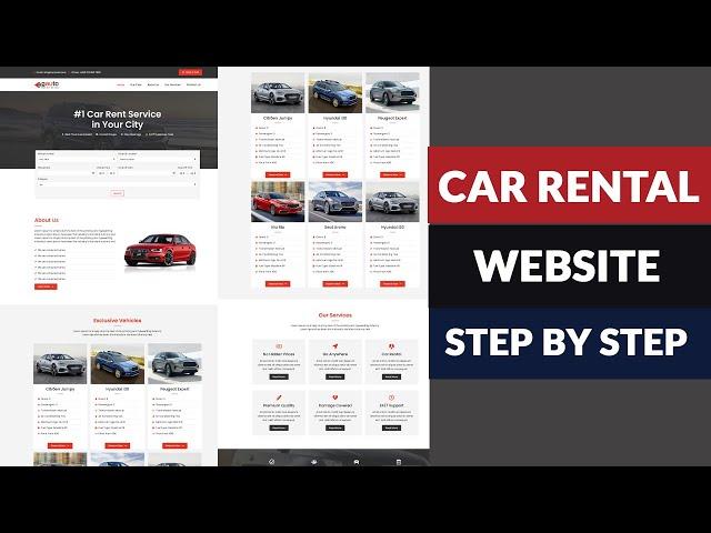 How To Make a Car Rental Website with WordPress & Elementor with Hello Theme 2024 [FREE]